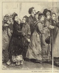 The General Election, a Deputation on the Subject of Woman